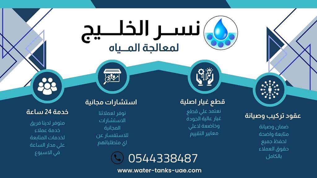 خدمات شركة نسر الخليج افضل شركة فلاتر المياه في الامارات العربية المتحدة